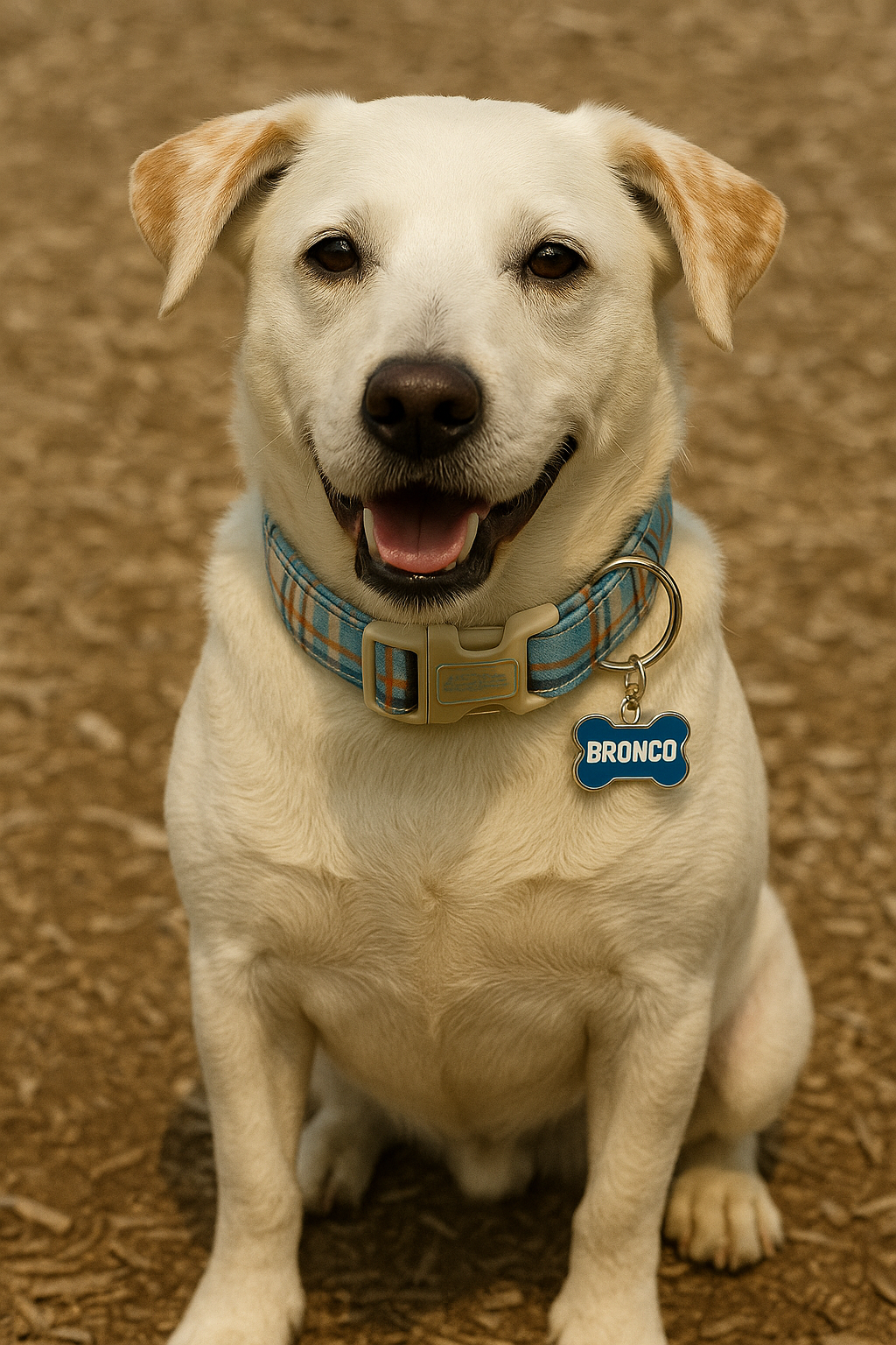 Lionet Paws Cotton Dog Collar