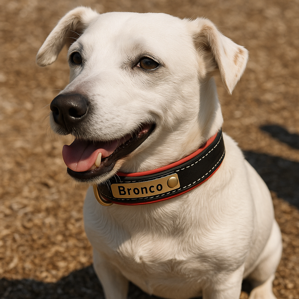 TSD Genuine Leather Dog Collar